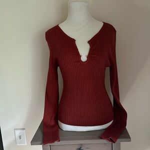 Women’s sweater top long sleeve size extra large